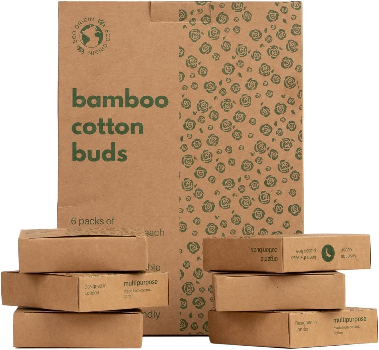 Eco-friendly bamboo cotton buds swaps